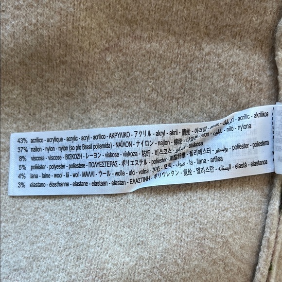 Zara Beige Beaded Floral Knit Sweater - Picture 9 of 9